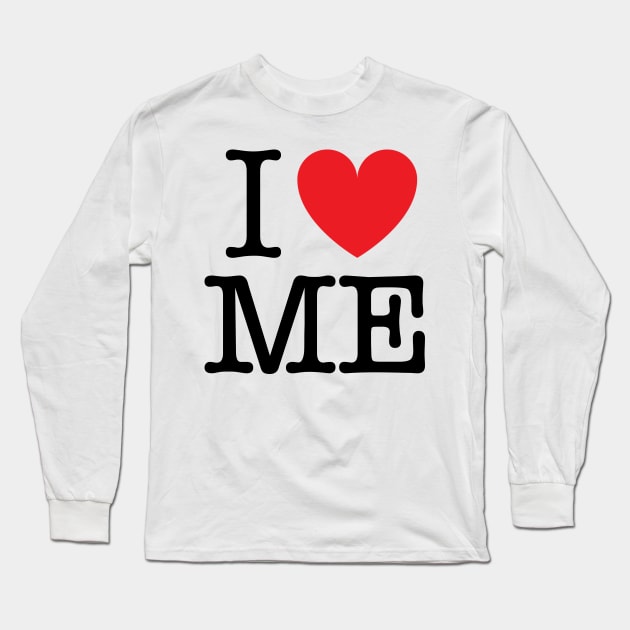 I HEART ME Long Sleeve T-Shirt by MasterpieceArt